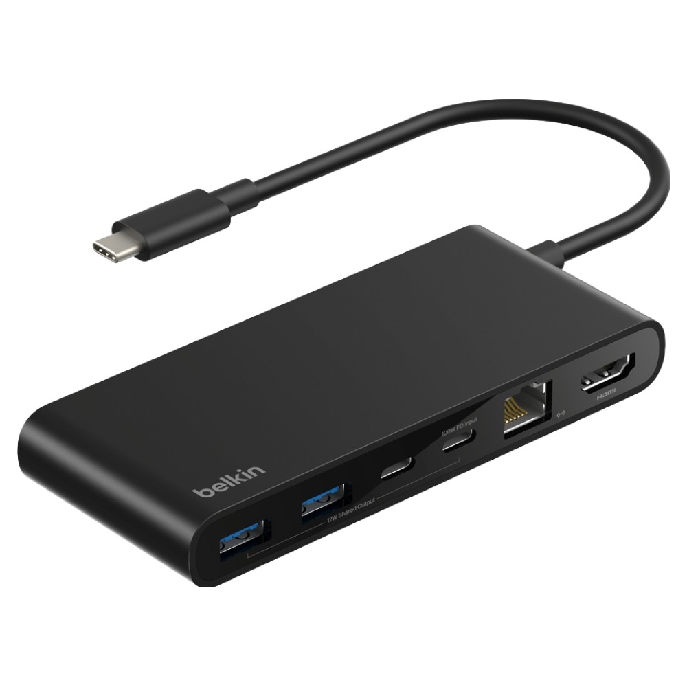 벨킨 connect 유니버셜 USB C 8in1 2.5Gbps 이더넷 10Gbps 4K 60Hz HDMI 100W PD 멀티 허브 INC024fqBK 79,900원
