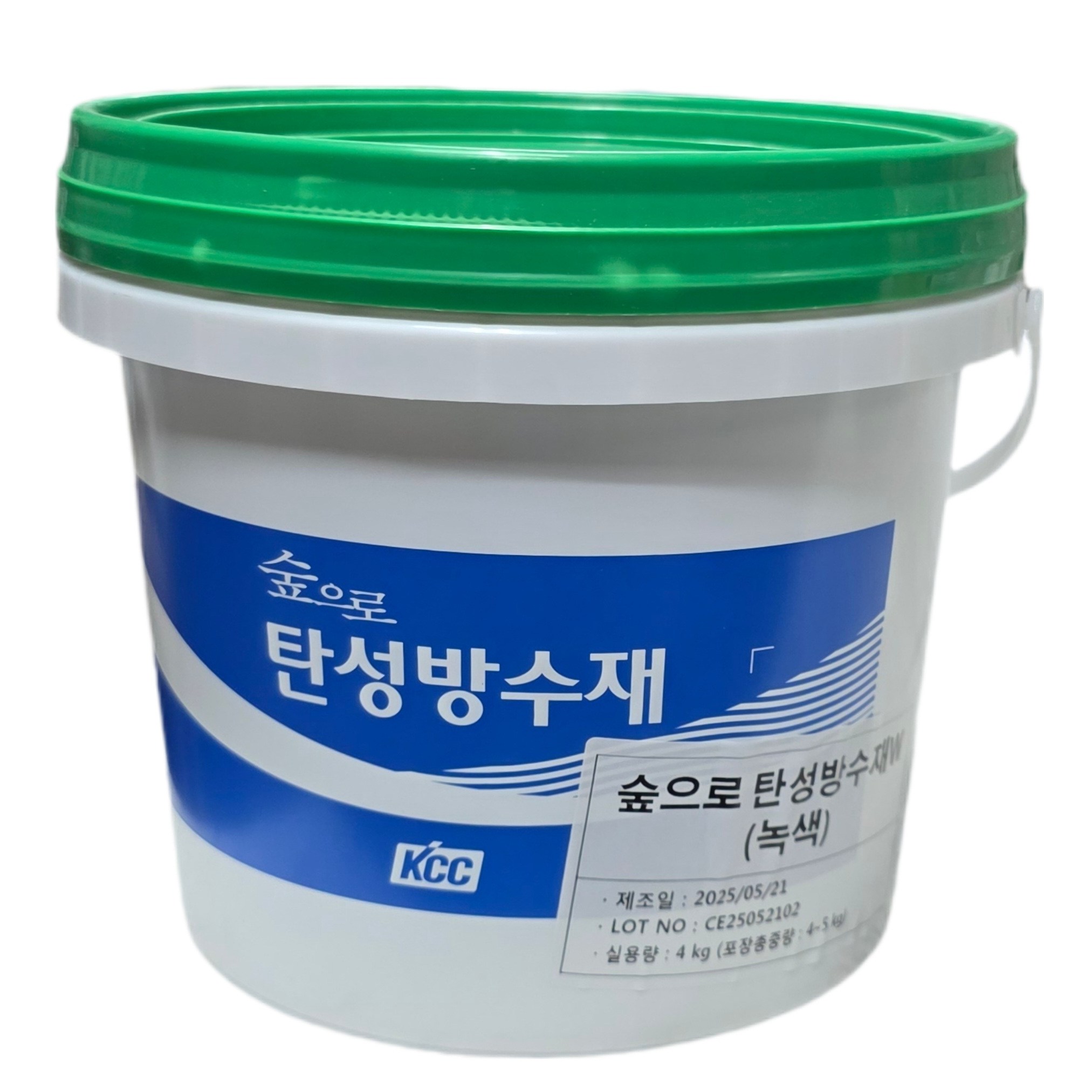 KCC 숲으로 정품 탄성 방수재 W 4KG+미니로라 (회색,녹색), 1개, 4kg, 회색 29,990원