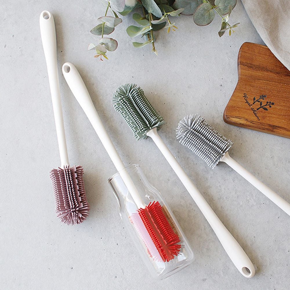 실리콘 병솔 국산 실리콘솔 물병닦는솔 텀블러 세척솔 실리콘병솔 물병씻는솔 설거지솔 8,800원