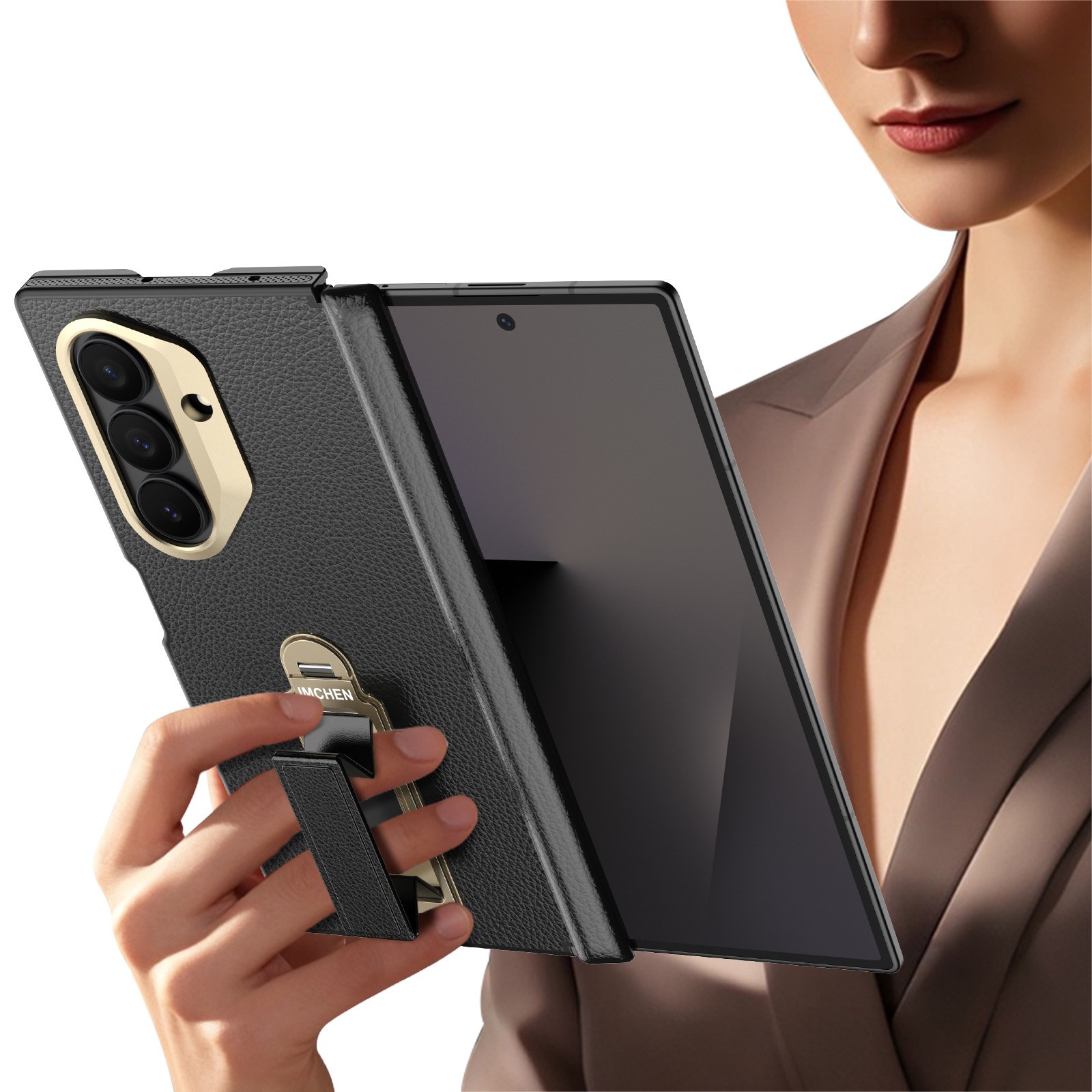 비즈니스 프리미엄 삼성 갤럭시 케이스 스탠드 달린 힌지보호 풀커버 63,900원