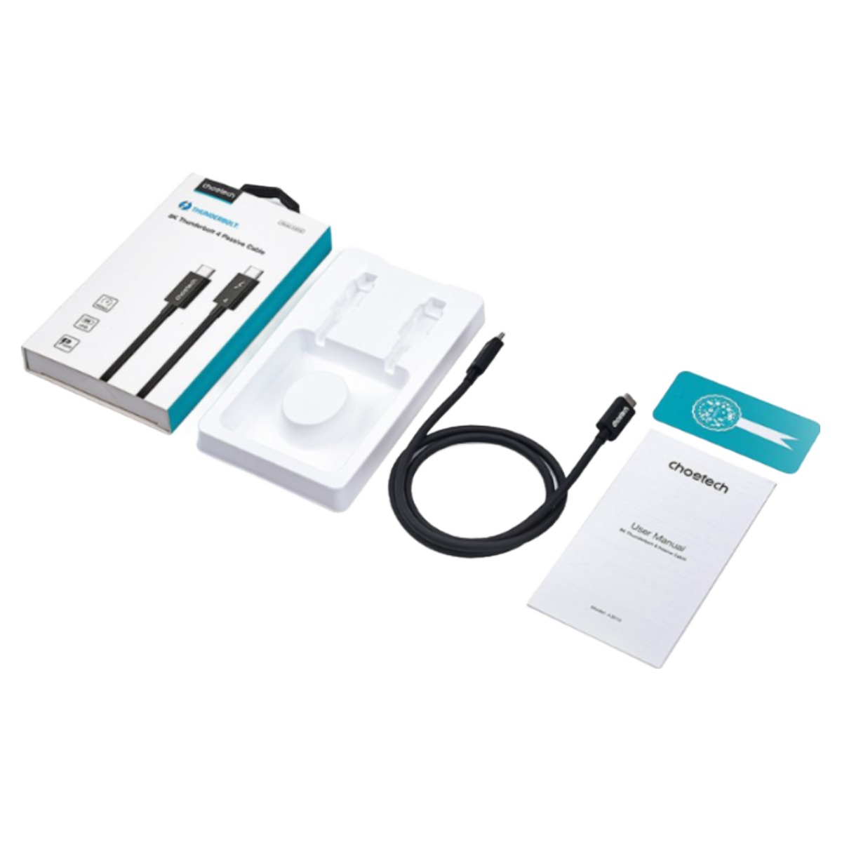 초텍 100W 썬더볼트4 C타입 to C 케이블 A3010, 80cm, 1개 52,900원