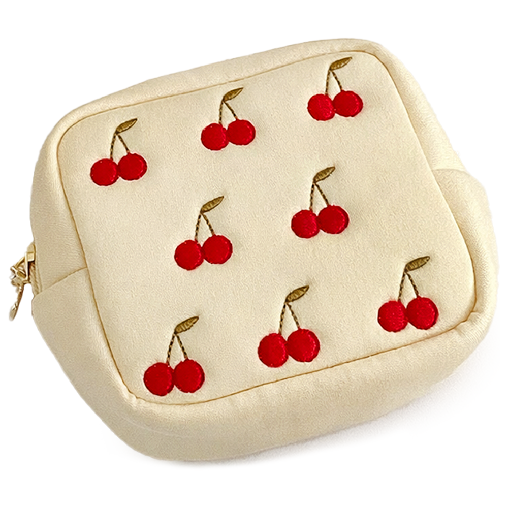 로앤제이 체리 립 립스틱 파우치 귀여운 미니 가방 여성용품 생리대 여행용 휴대용 11,800원