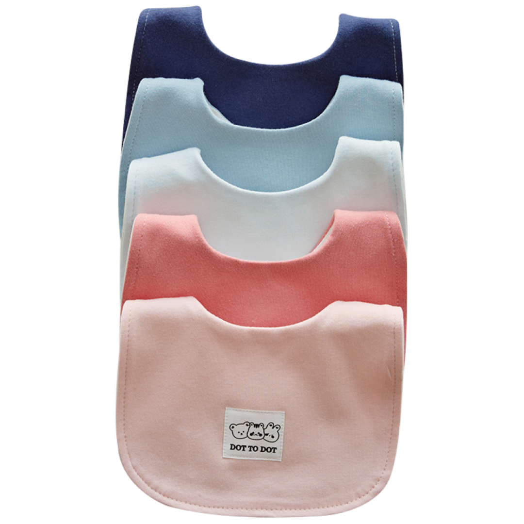 돗투돗 순면 방수 아기 턱받이 5종세트 29,900원