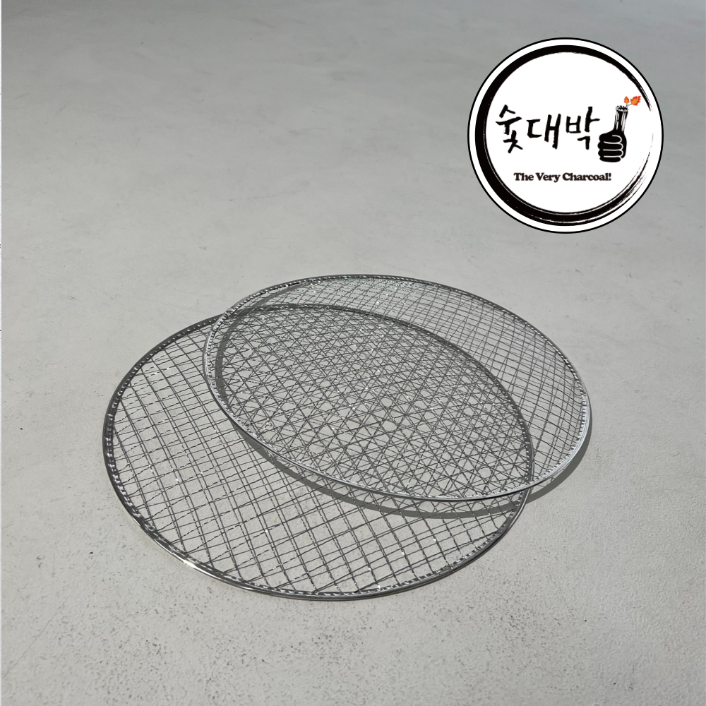 숯대박 일회용 원형석쇠, 330 원형, 200개 37,500원