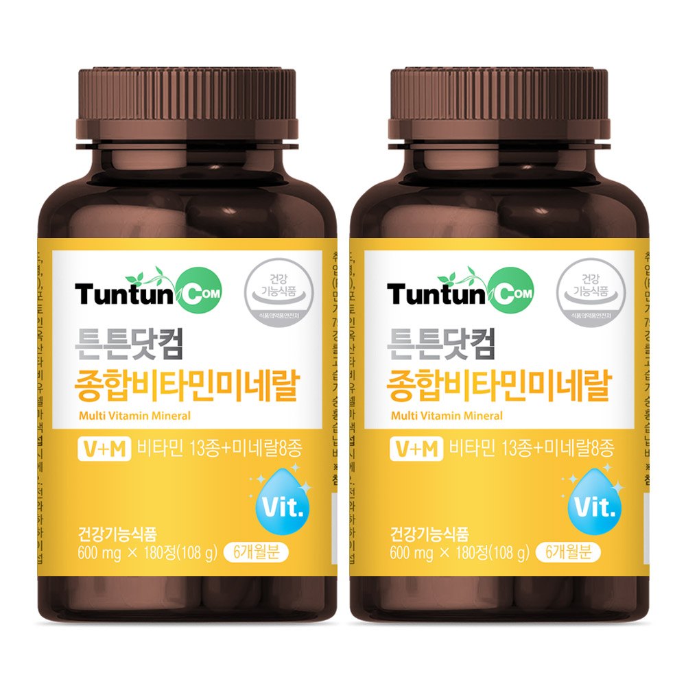 튼튼닷컴 종합비타민미네랄 [6개월분], 180정, 2개 29,700원