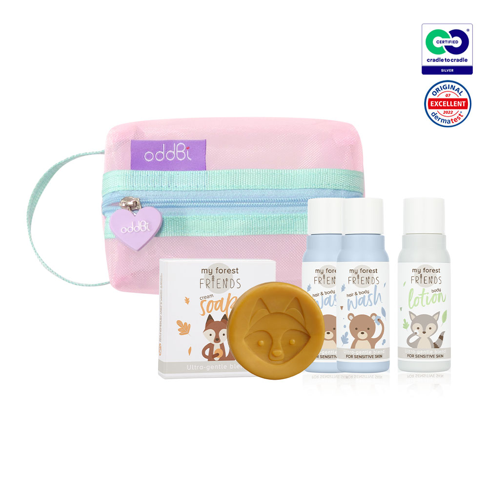 오드비 x 마이 포레스트 프렌즈 오가닉 트래블키트 핑크 Pink, 1개 28,000원