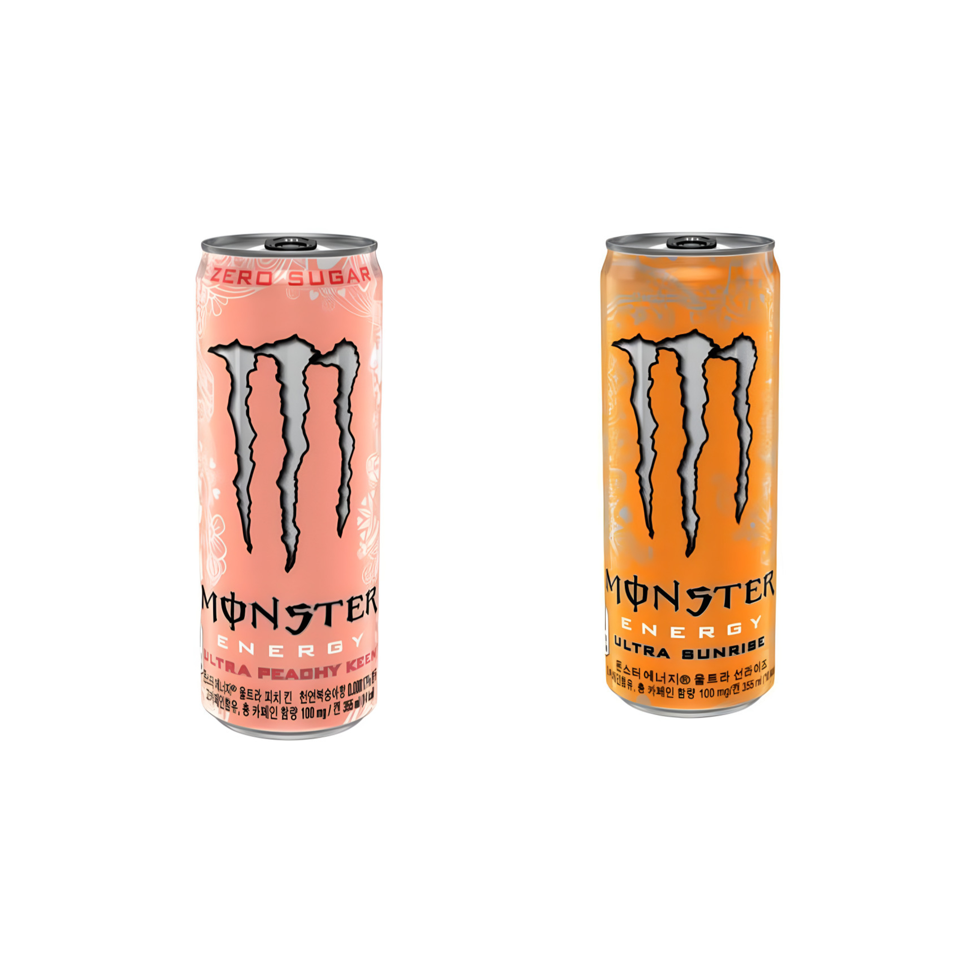 [한번에먹자쇼핑몰] 몬스터 에너지 355ml 2종 혼합 각 6개 / 몬스터 에너지 울트라 피치 킨 6개 + 몬스터 에너지 울트라 선라이즈 6개 / 총 12개 고카페인음료 에너지음료 43,500원