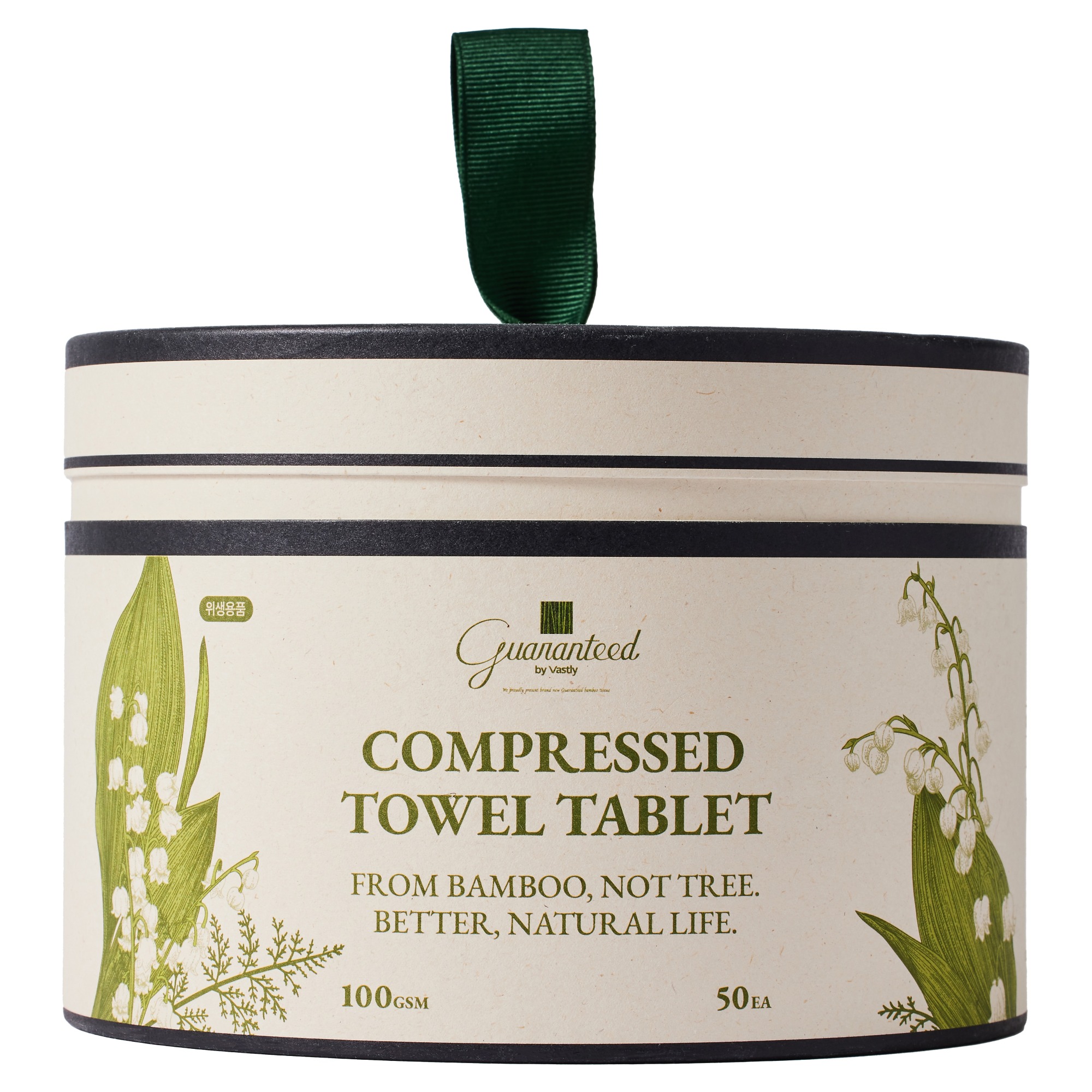 게런티드바이바스틀리 더 도톰해진 압축타올 물티슈, 1개, 50매 37,600원