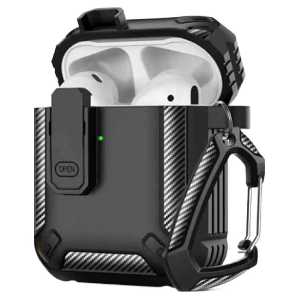 지에스비케이스 에어팟 슈퍼쉴드 락 케이스 에어팟 1 / 2 세대, 매트블랙, 1개, 단일상품 13,750원