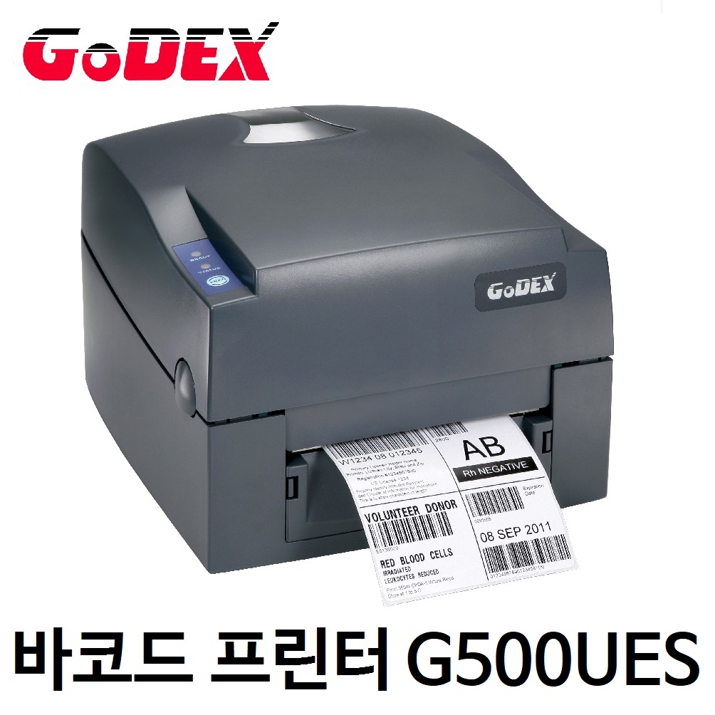 고덱스 GODEX G500UES 203dpi RS232C(시리얼) 바코드 라벨 프린터 495,000원