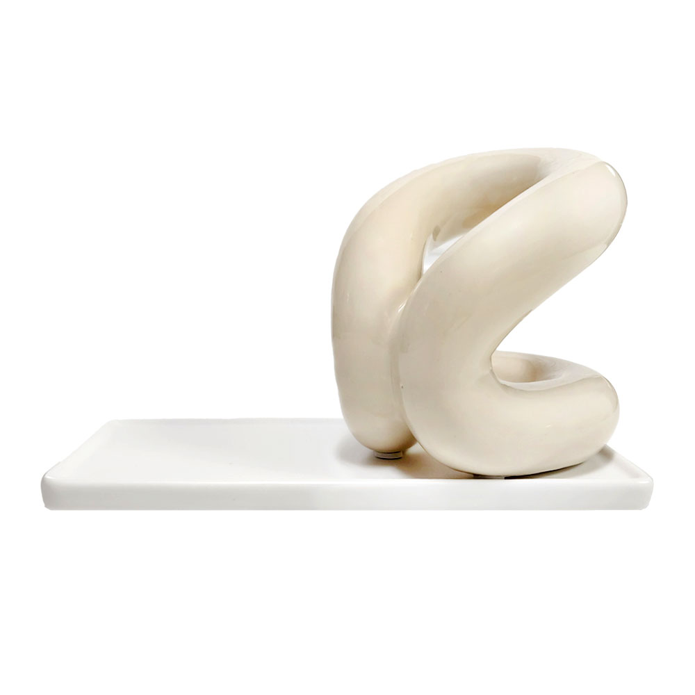 아자소 플로우 세라믹 칫솔꽂이 세트 칫솔 치약 홀더 거치대, 1개, 크림 홀더&화이트 트레이 22,900원