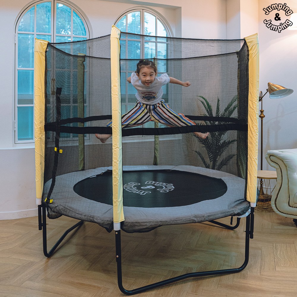 점핑앤점핑 안전망 트램펄린 트렘펄린 트램폴린 방방 비비드180, 1개 330,000원