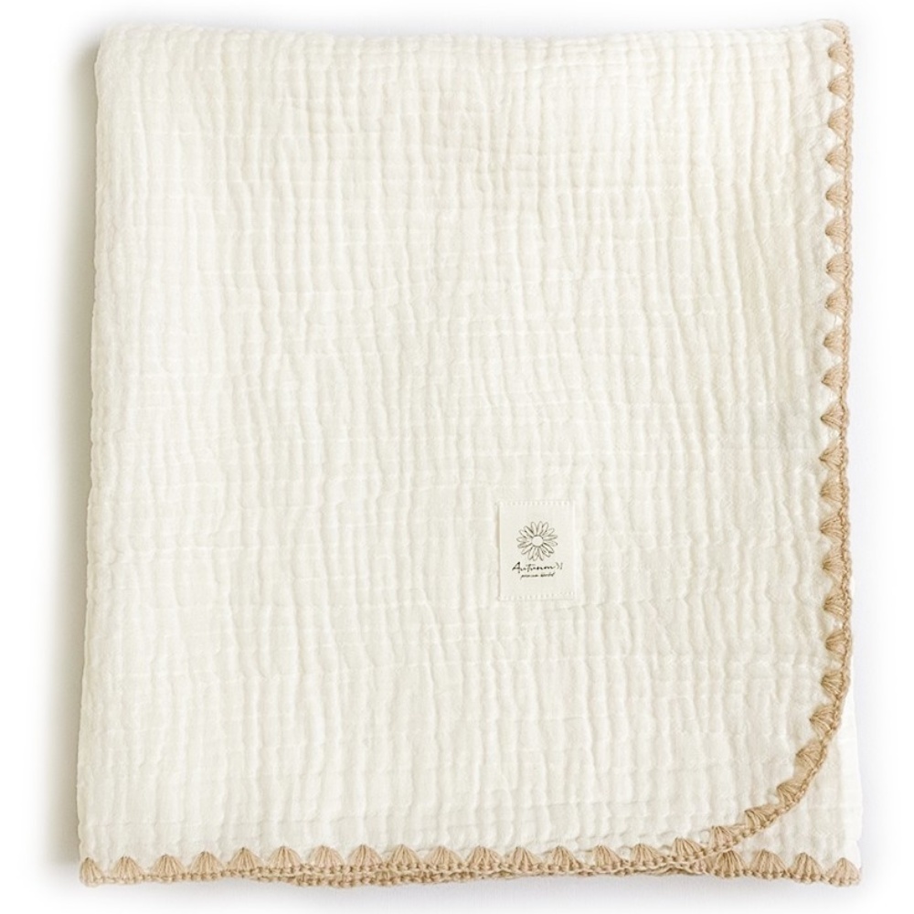 어텀31 사계절 아기 거즈 블랭킷, 화이트 17,900원