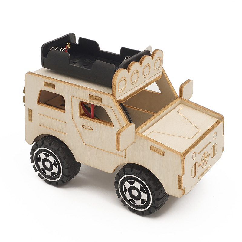 STEAM 전동 지프차 만들기 C-34 과학 DIY 오토마타, 1개 4,050원