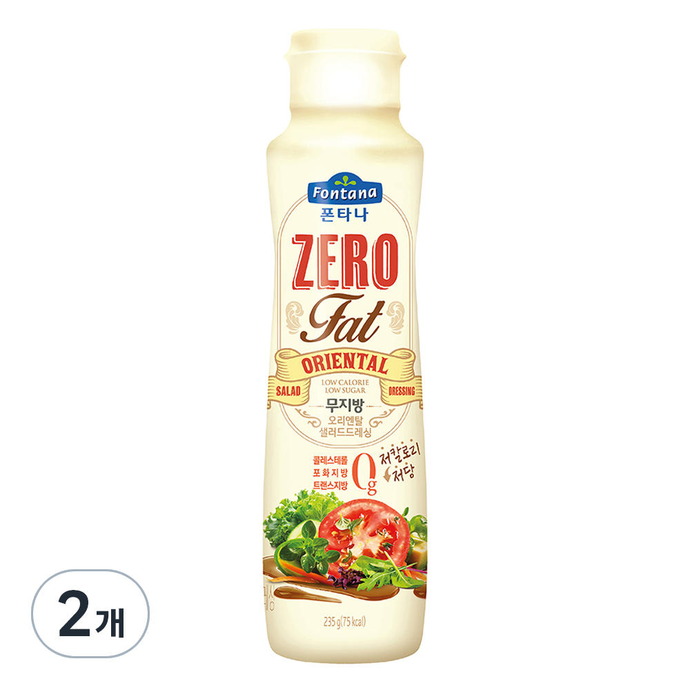 폰타나 저당 저칼로리 무지방 오리엔탈 드레싱 6,480원