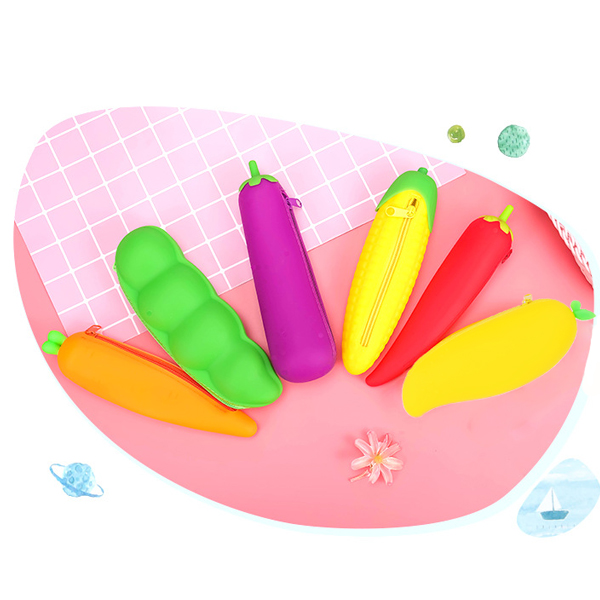 5시 당일출고 신선한 인싸템 야채필통 채소필통 과일필통 귀여운파우치 실리콘필통 10종 빠른배송, 10. 바나나 2,200원