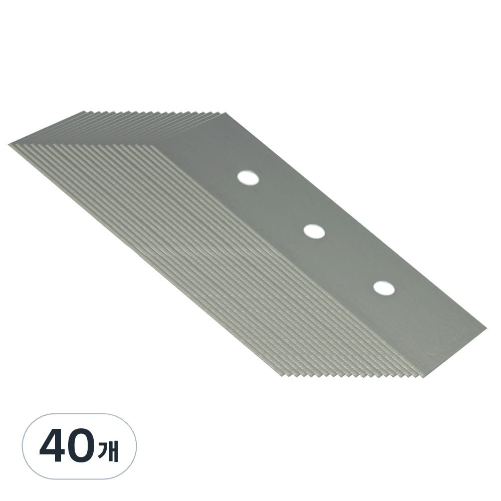 월드크린 원터치 스크래퍼 칼날, 40개, 현재가 10,800원