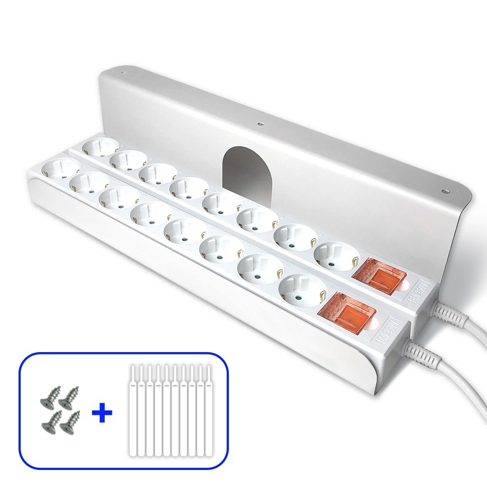 슈파이지업 멀티탭 거치대 정리함 콘센트 전선 선정리 책상 선반 18,700원