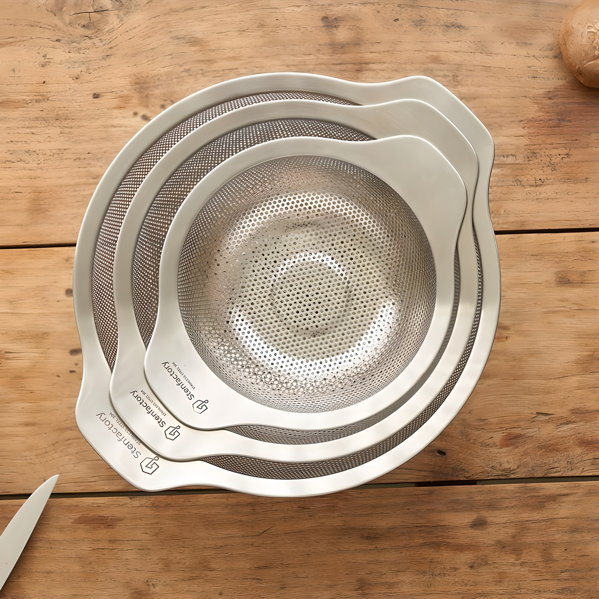 프리미엄 무연마제 스텐304 양수 멀티볼 채반 펀칭 세척볼 채망 바구니 3종세트 42,700원