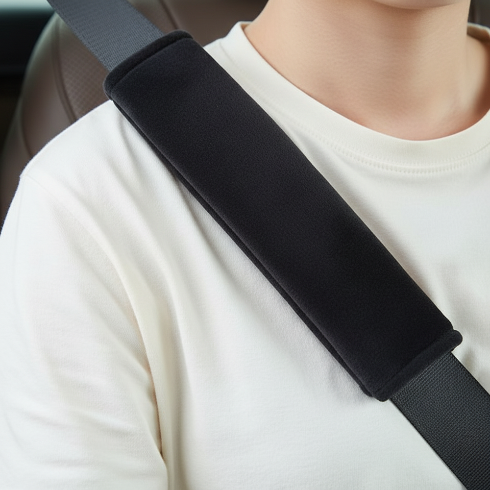 호담즈 목보호 마찰완화 안전벨트 커버, 2개, 블랙 11,000원