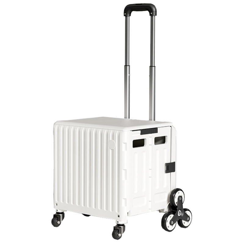 접이식 휴대용 쇼핑카트 장보기 피크닉 택배 운반용 가정용 트롤리, 1개, 하얀색 39,190원