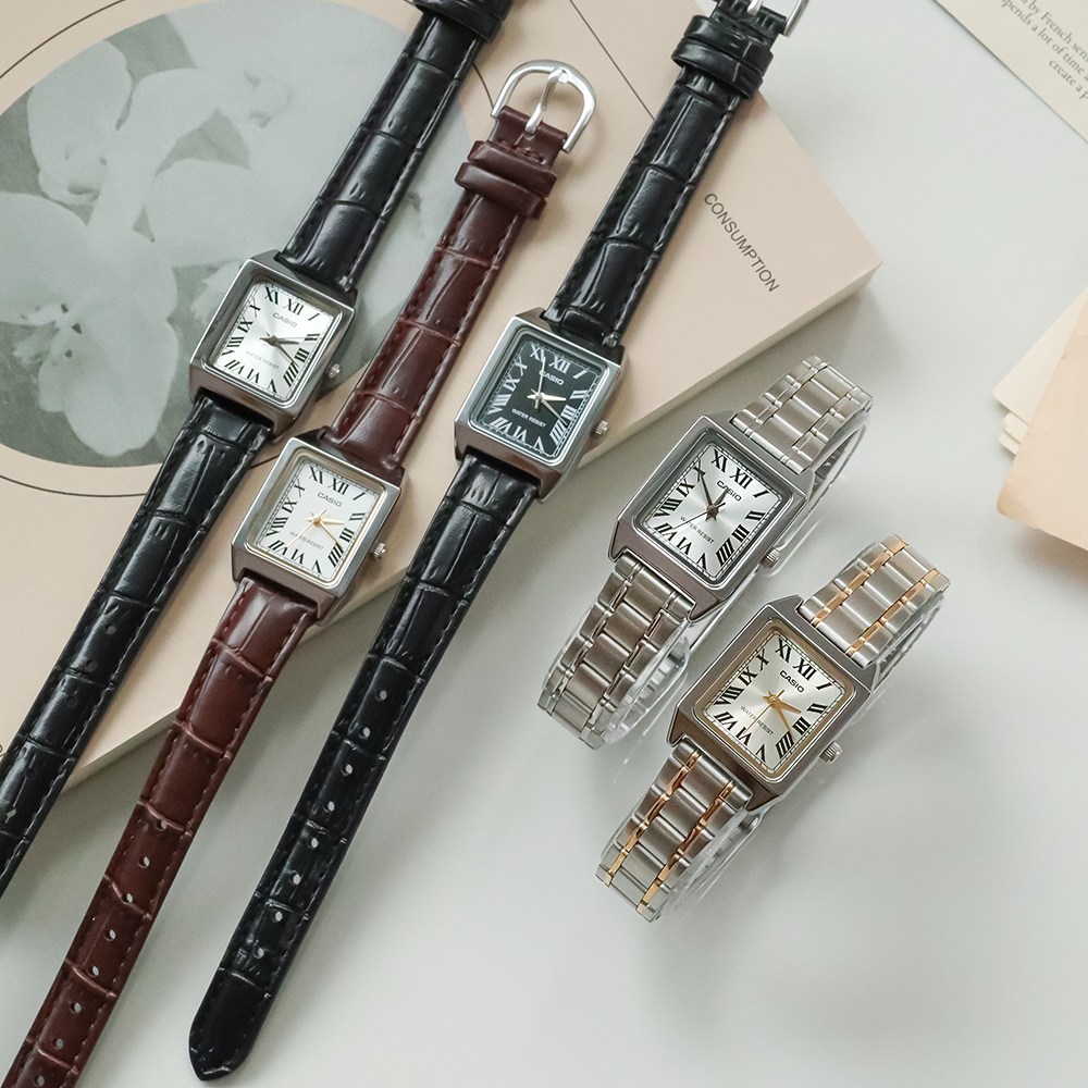 백화점AS가능 카시오 클래식 스퀘어 사각 로마 가죽시계 메탈시계 18종 지코스모제품 36,000원