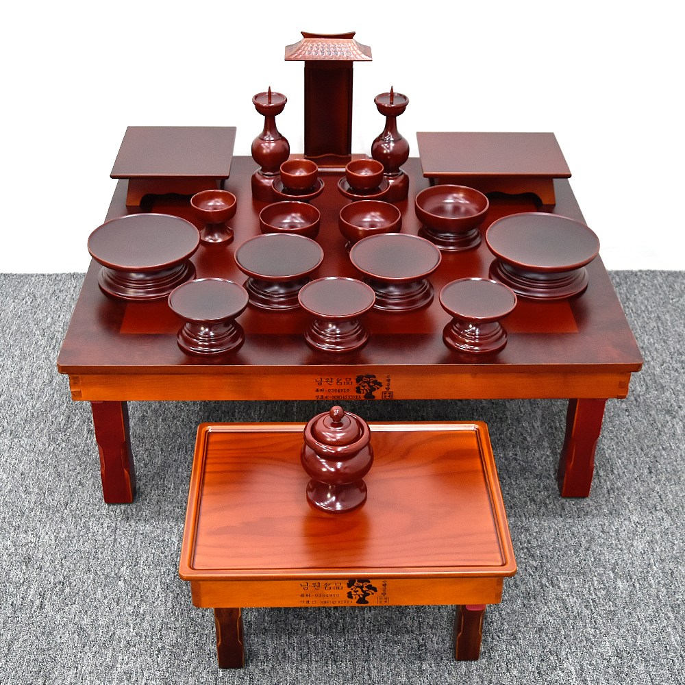 남원은행공방 남원 제기세트 21p 오리목 물푸레목 제수용제기 제사제기, 21p 199,900원