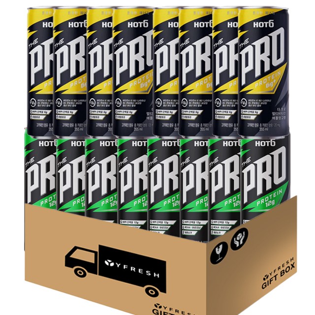 [YFRESH]핫식스 더프로세트355ML(애플망고8 ,파인애플8) + YFRESH박스 26,500원