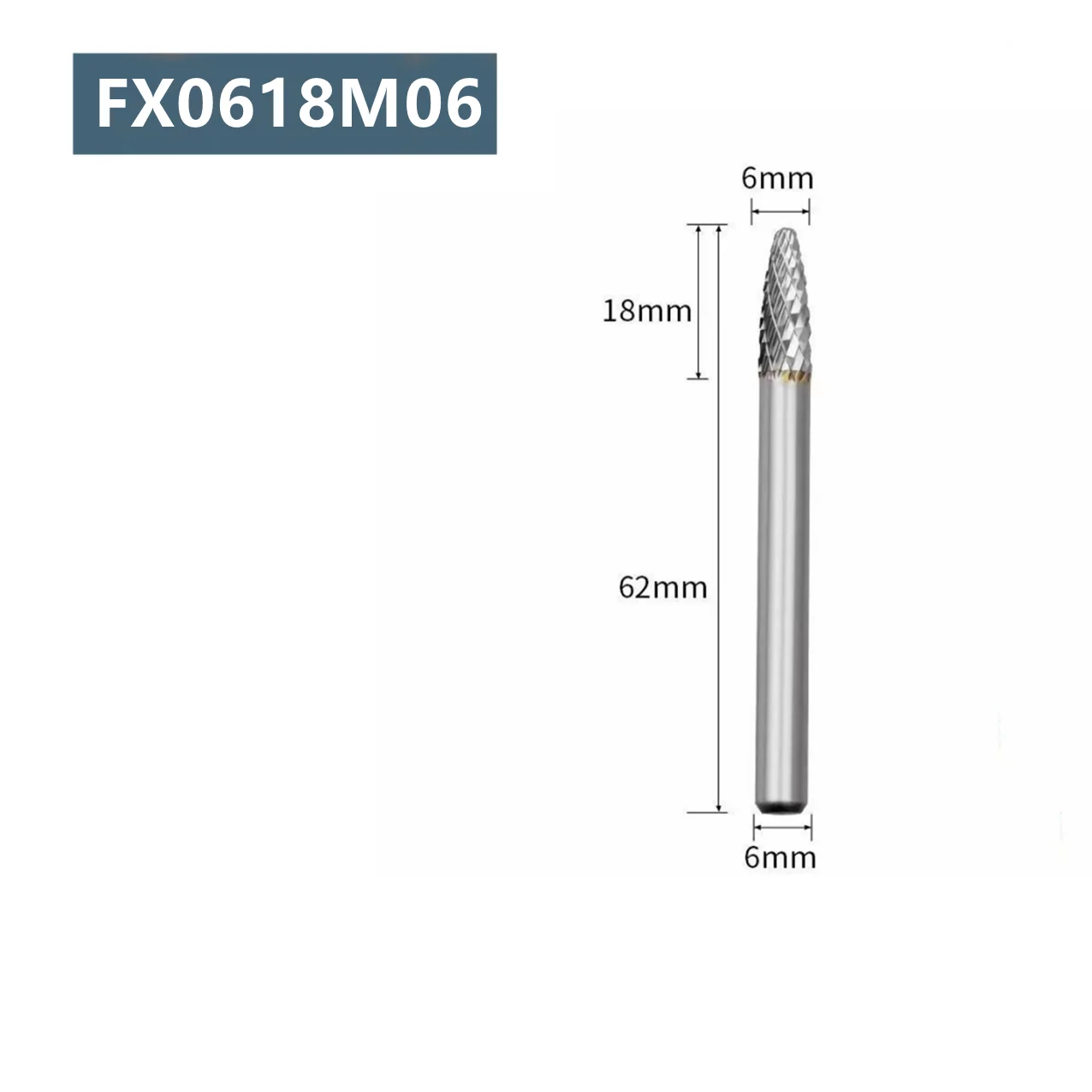 FX-TypeHead 텅스텐 카바이드 로터리 파일 도구, 드릴 밀링 조각 비트 포인트 버 다이 연마기, 연마 합금 7,800원