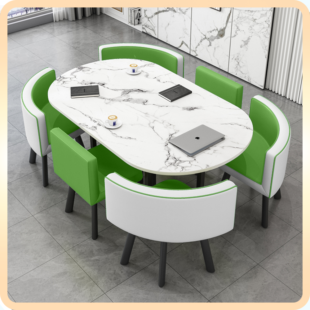 누빗 모던 회의테이블 라운드 사무용 6인용 회의실 대형 원탁 사무실 상담 세미나 459,000원