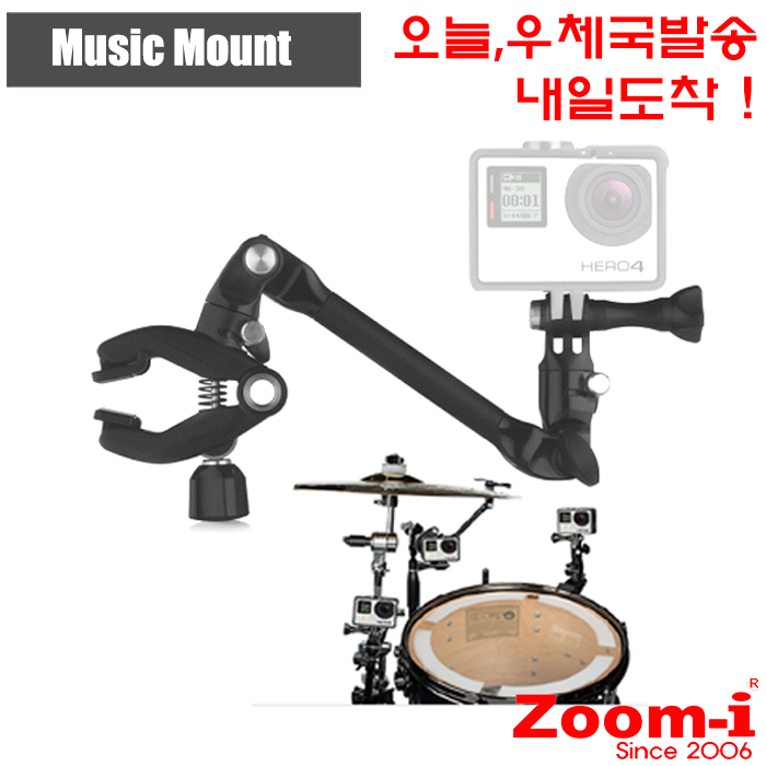 Zoom-i 액션캠 고프로 샤오미 오즈모 insta360 악세사리 액션캠 뮤직마운트 12,810원