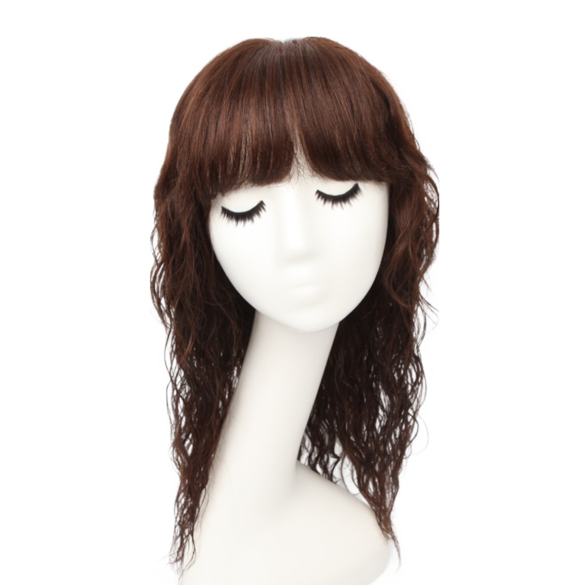 여우가발 벨라 데일리 롱웨이브 긴머리 여성가발 항암전용 통가발 [W1032], 자연갈색, 1개 939,000원