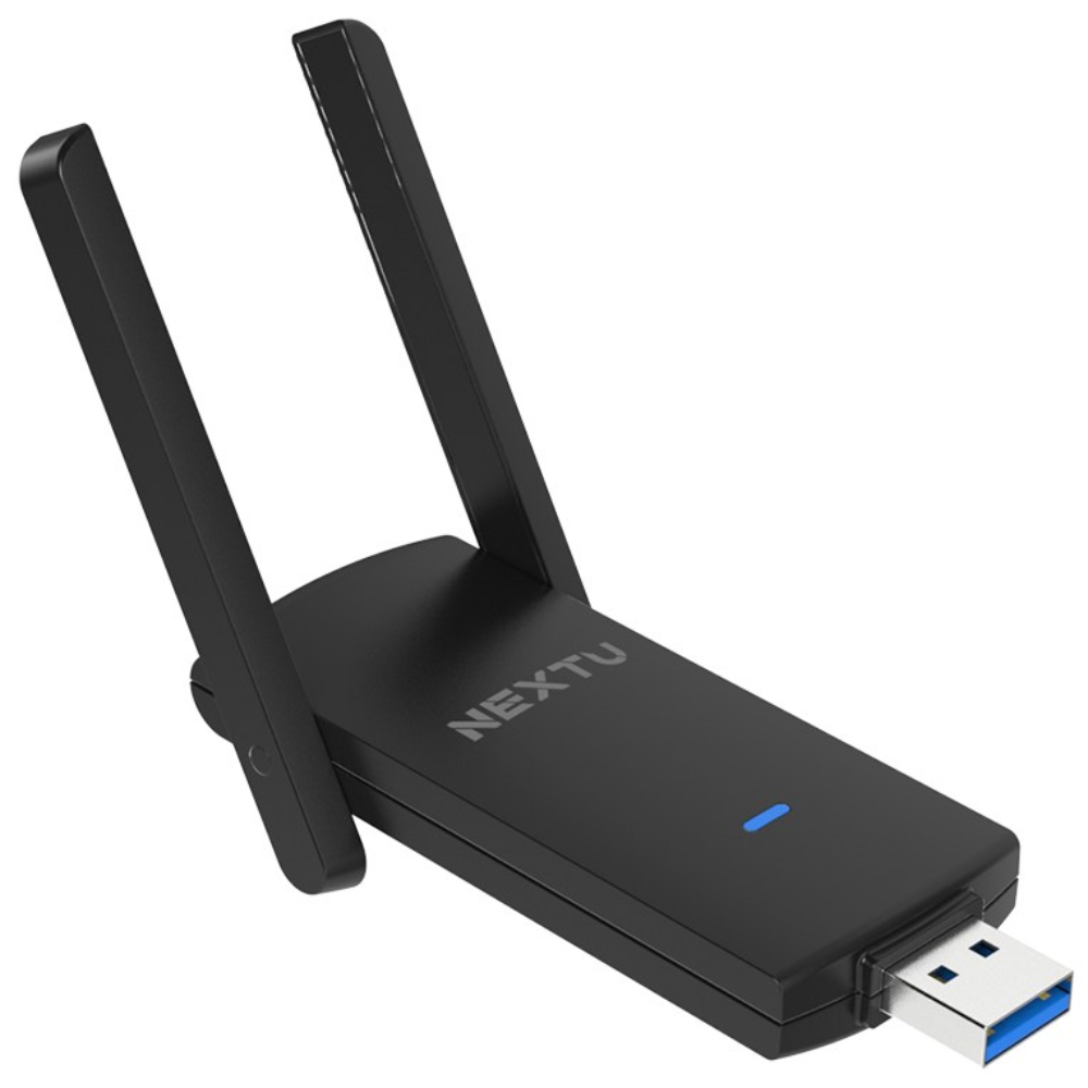 넥스트유 1300Mbps 듀얼 안테나 USB 타입 외장형 무선 랜카드, NEXTU 1305AC-AT]블랙[, 1개 18,500원