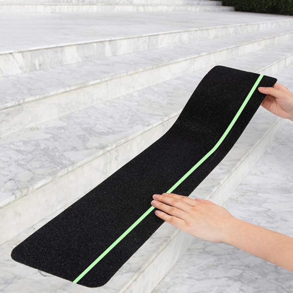 일상채움 실내 실외 주차장 계단 PVC 미끄럼 방지 패드, 형광옐로우, 10개 17,900원