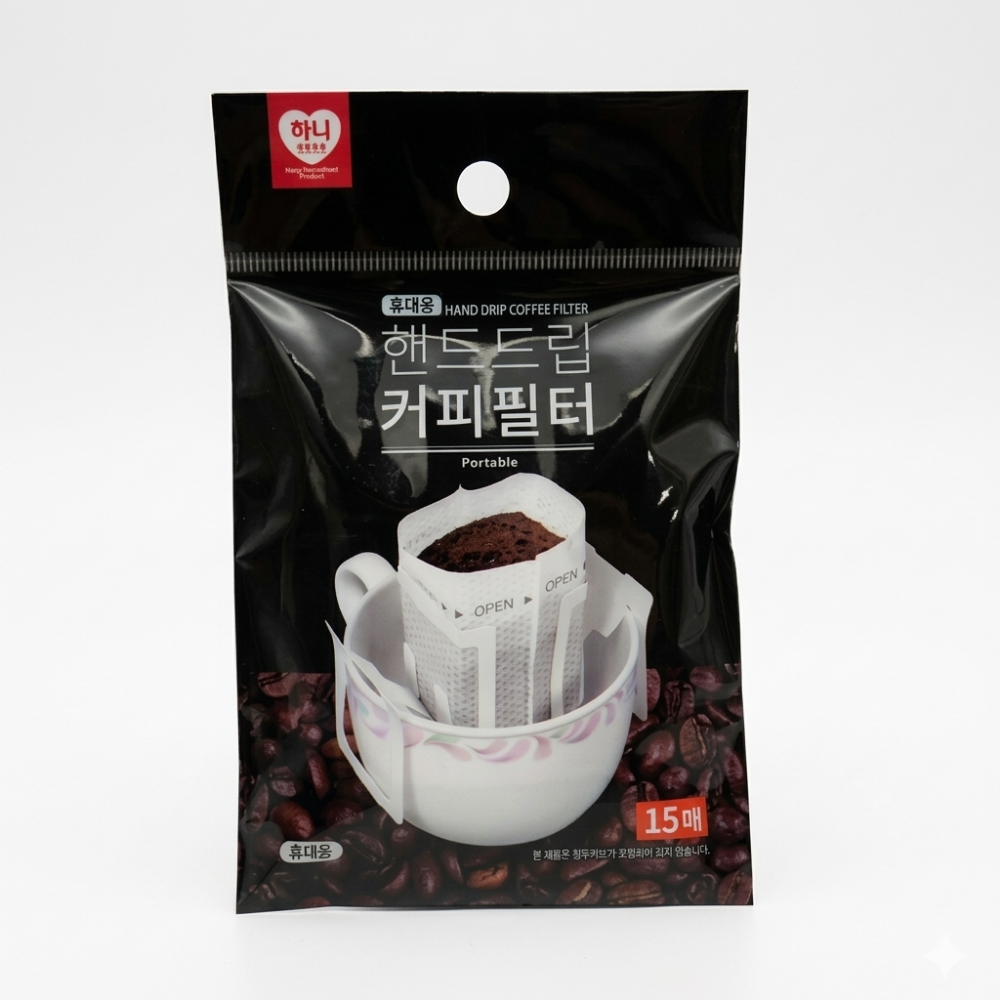 캐시파인드 핸드드립 커피필터, 15개, 1개 15,300원