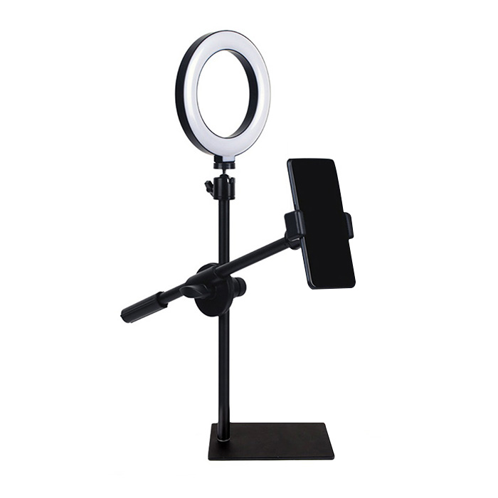 대한 스마트폰 유튜브 셀프 개인방송 360도 회전 항공샷 수직 만능 탑뷰 촬영 거치대 탁상형, ST-3555, 1개 20,500원