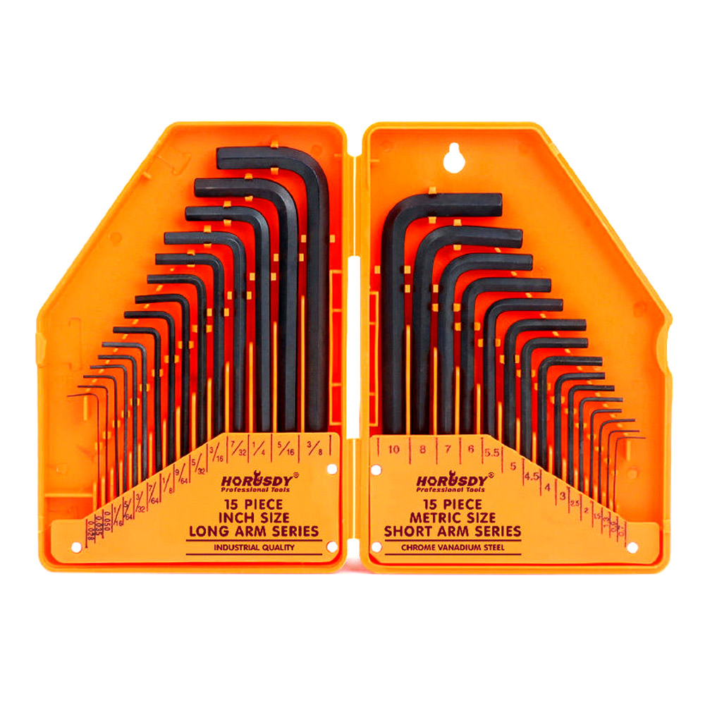 HORUSDY ﻿호러스디 30PCS 육각렌치 인치 미리+(플레이트 핸드 보조 핸들), 1개 18,500원