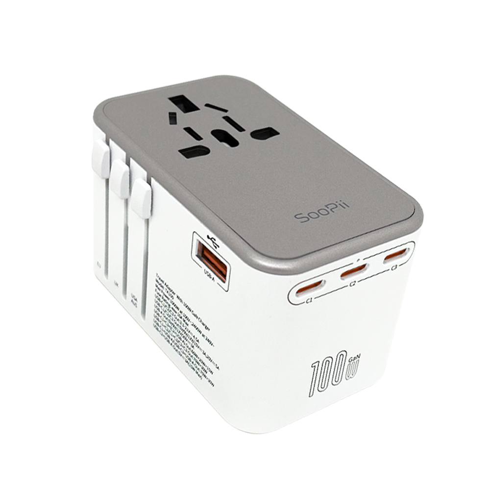 Soopii GaN 100W PD 여행용 해외 멀티플러그 어댑터 콘센트 돼지코 TA100 57,760원