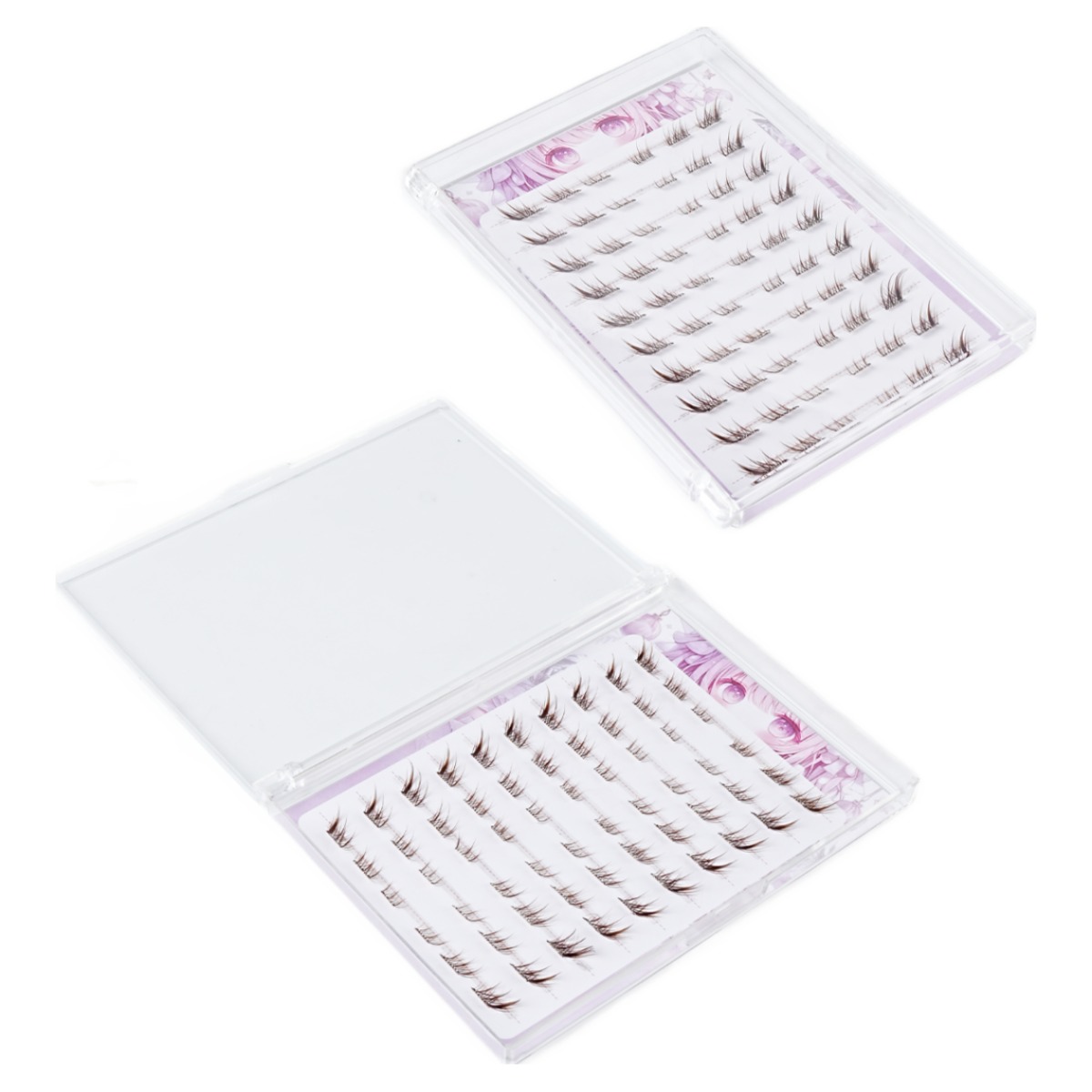 애미림 노글루 붙이는 인조 속눈썹 브라운 여우디자인 짧은것 자연스러운, 1개, 투명라인 7,220원