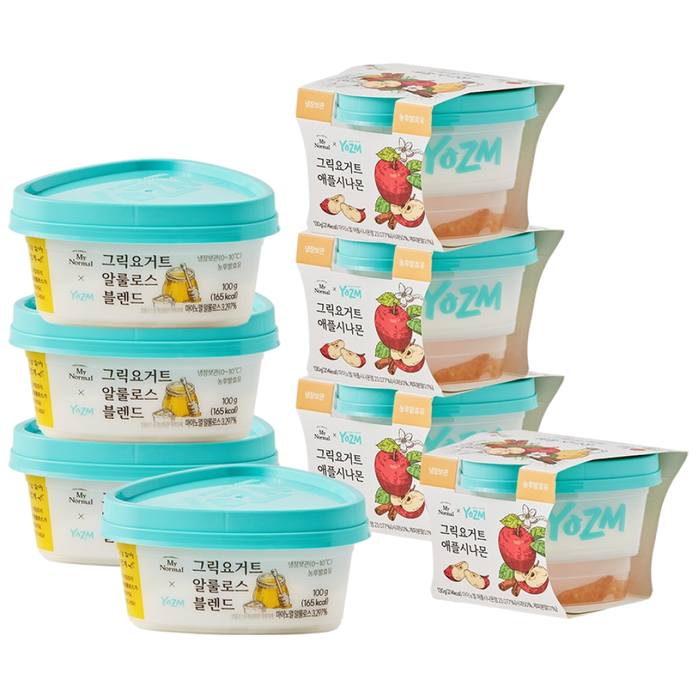 마이노멀x요즘 애플시나몬 130g 4개+알룰로스 블렌드 100g 4개, 920g, 1개 36,400원