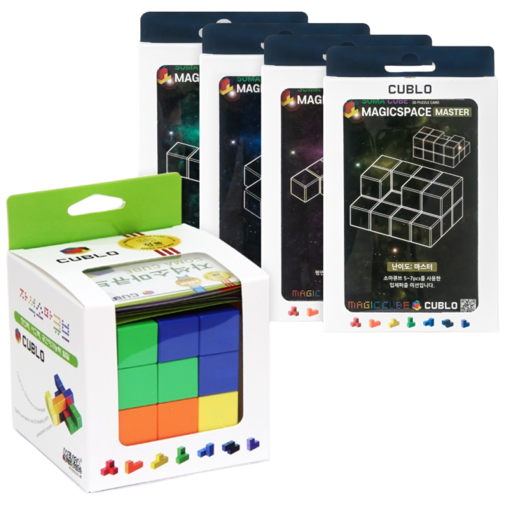 매직큐브 큐블로 국산 자석블럭 자석소마큐브 + 4종 카드(초중고마) 44,900원