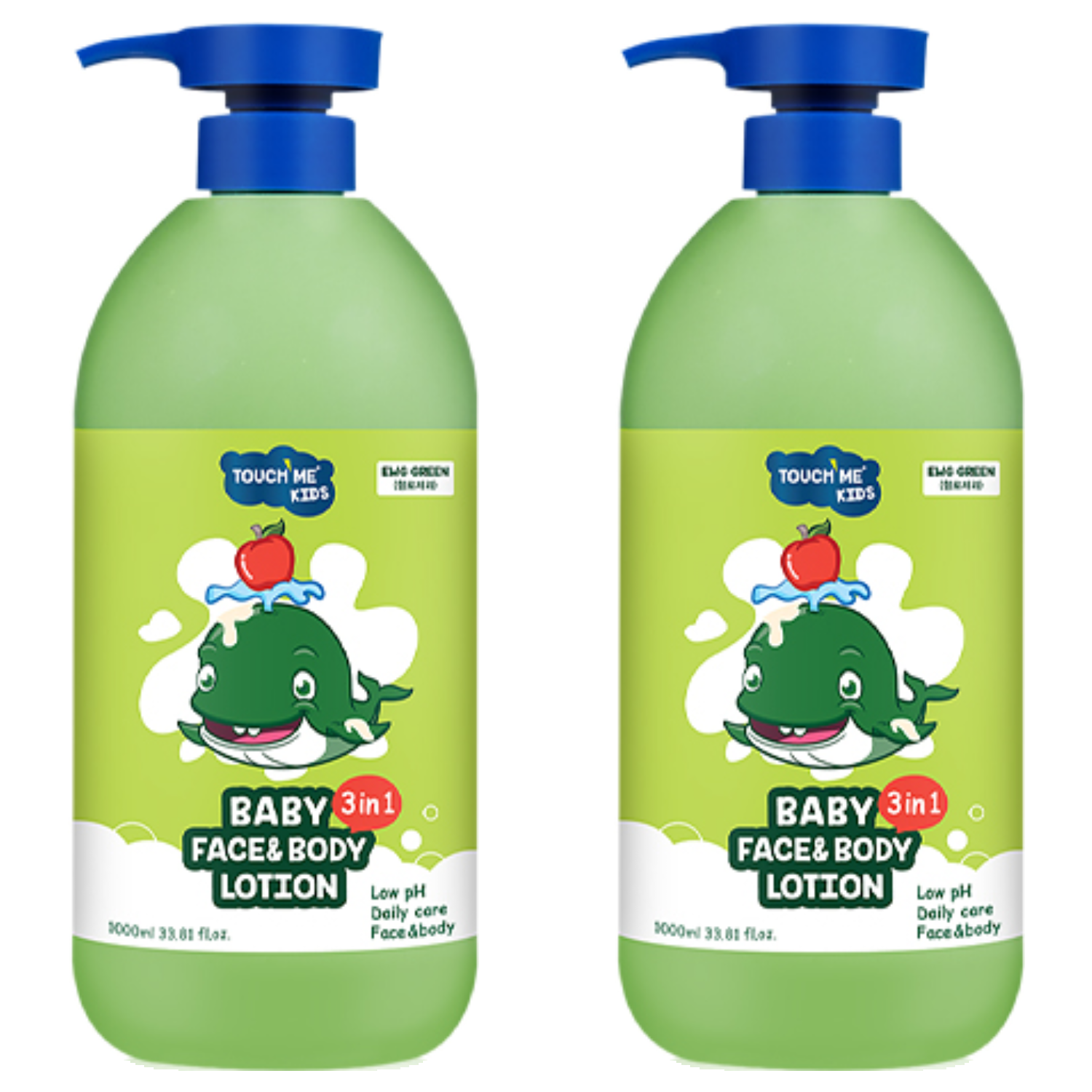 터치미 베이비 페이스 앤 바디로션 3in1 대용량, 1L, 2개 22,900원