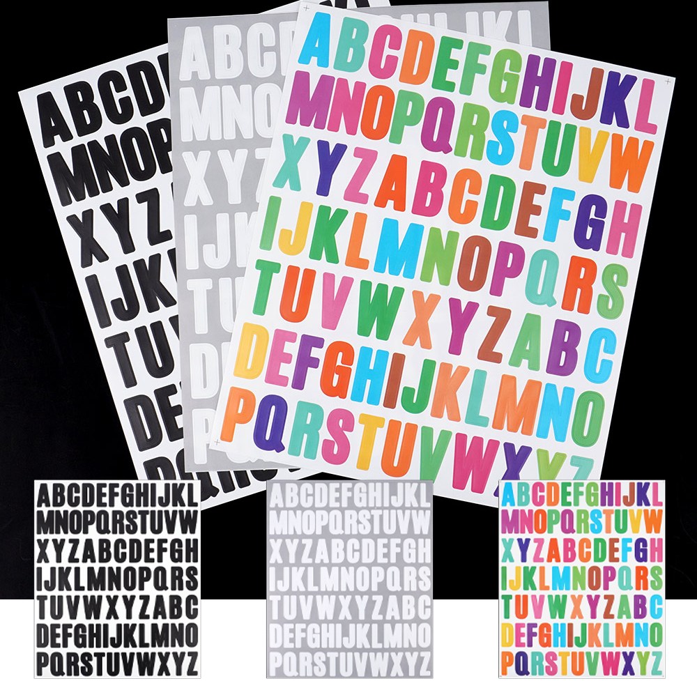 골든트리 2.5cm 컷팅 알파벳 A-Z 방수스티커 다꾸스티커 영문 포인트스티커 캐리어 꾸미기 3,900원