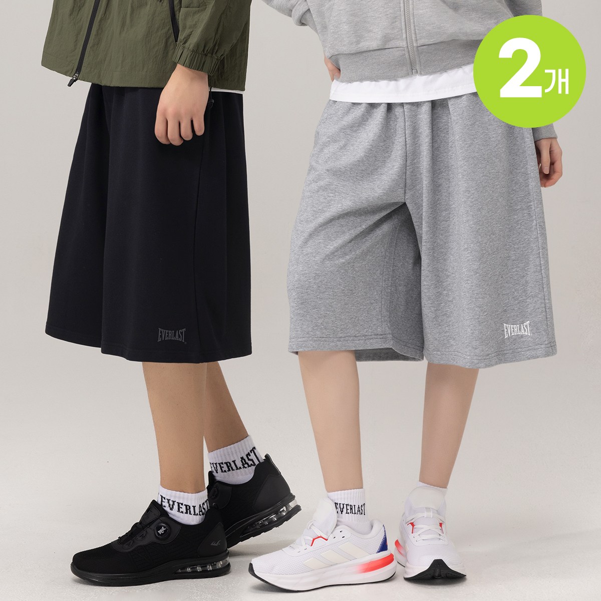 에버라스트 1+1 버뮤다 팬츠 벌룬 와이드 반바지 49,750원