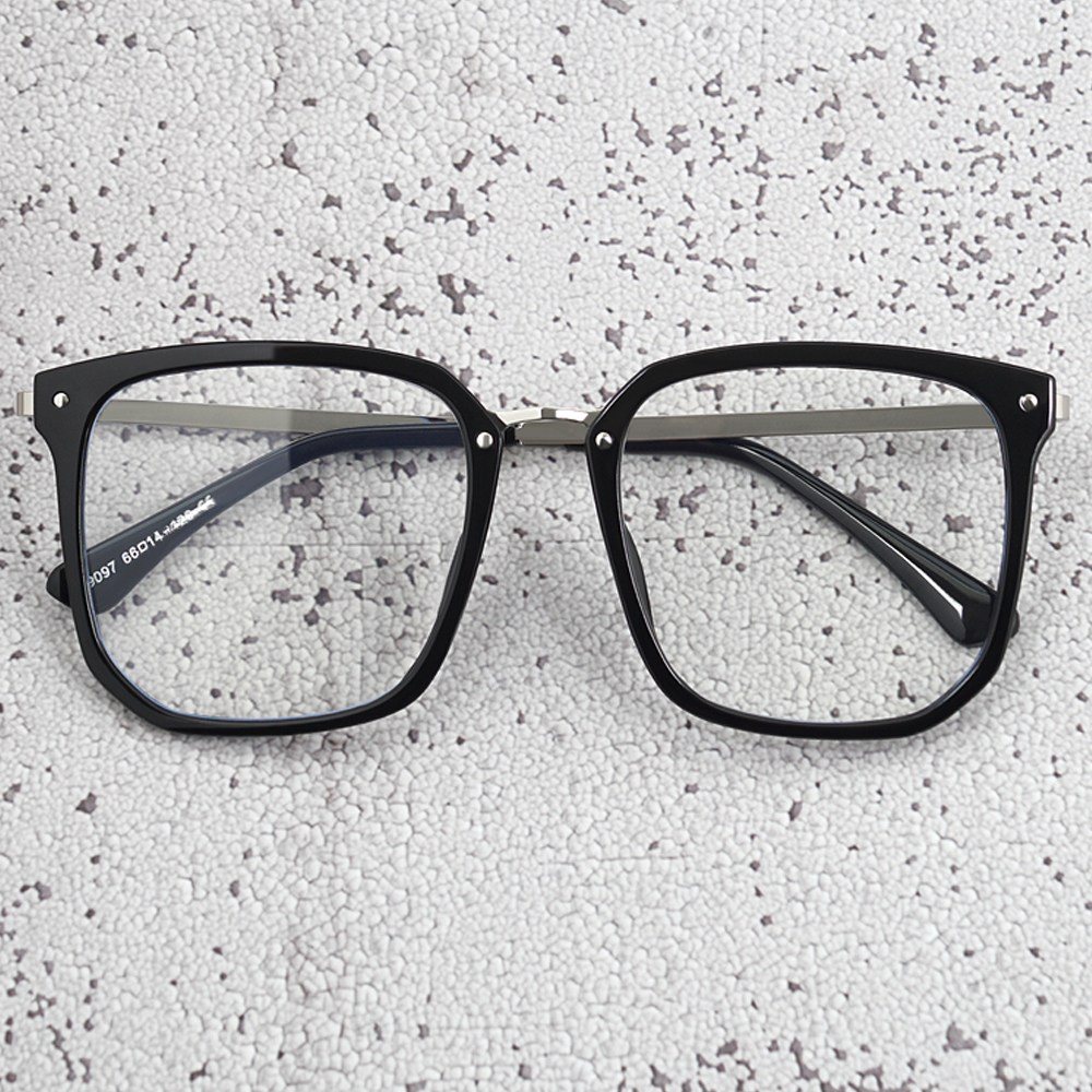 하루홀릭 레트로 오버사이즈 고급 블루라이트 차단 투명 패션 뿔테안경 43,000원