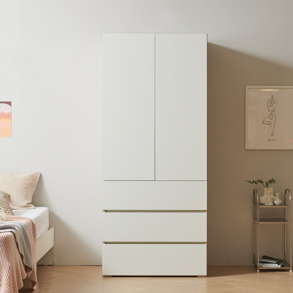 보루네오 마르체 이안 옷장, 화이트 119,000원