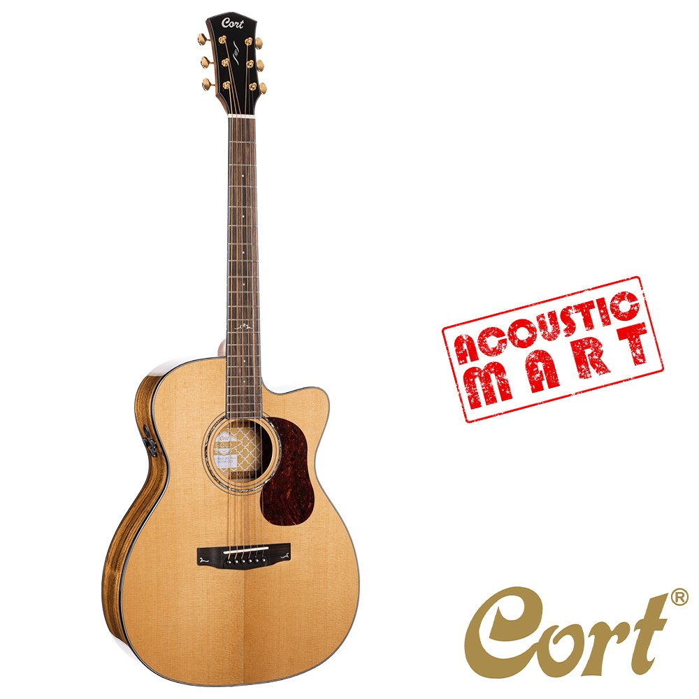 Cort 콜트 Gold OC6 Bocote OM 컷 픽업 올솔리드 통기타, 1개 1,050,000원