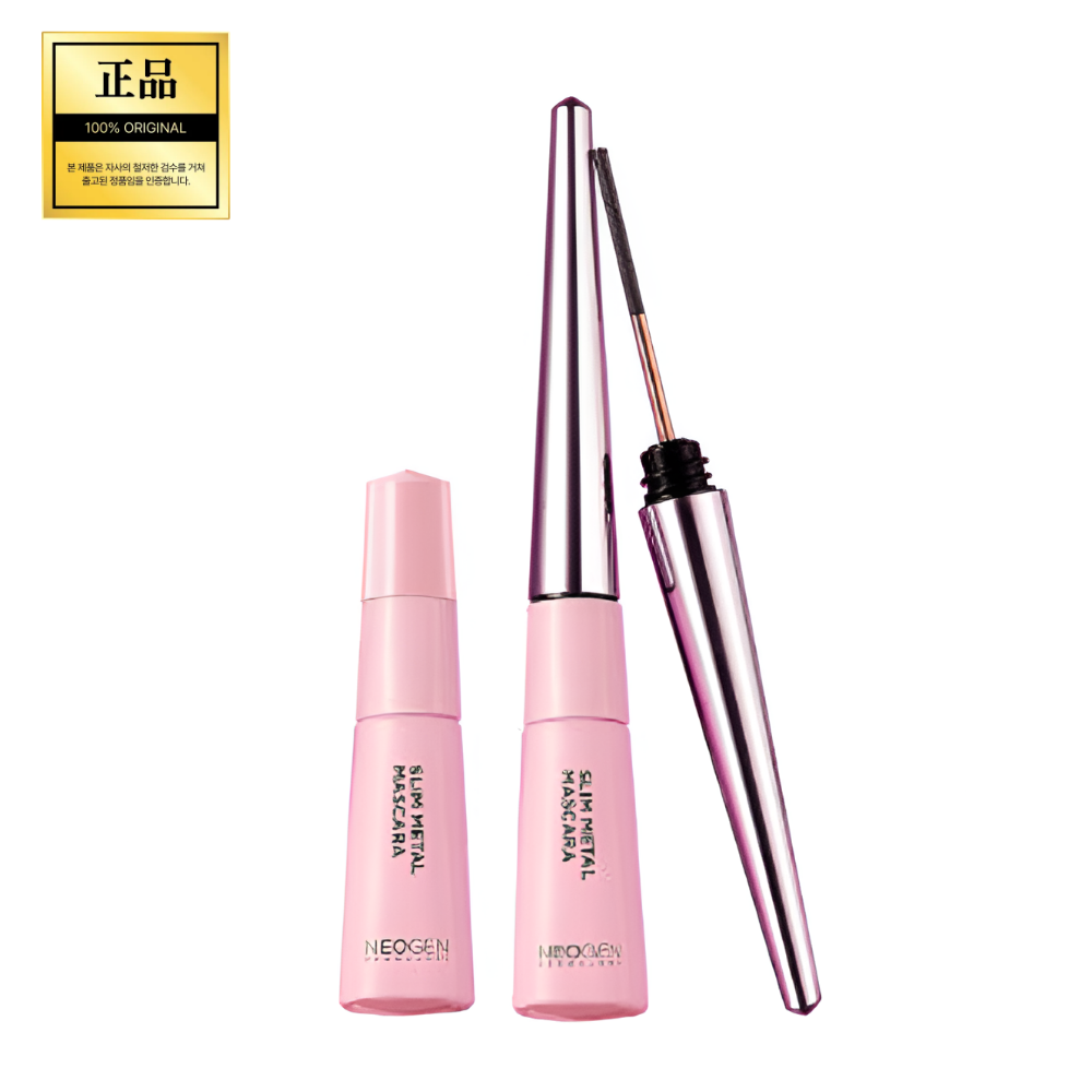 블리Store [본사 출고 정품] 네오젠 슬림 메탈 마스카라 본품+리필+ 속눈썹 영양제 증정EVENT 메탈봉으로 한올한올 완벽 컬링 #48시간 지속 #6중프루프 #뭉침ZERO, 2개, 블랙,본품+리필 69,900원