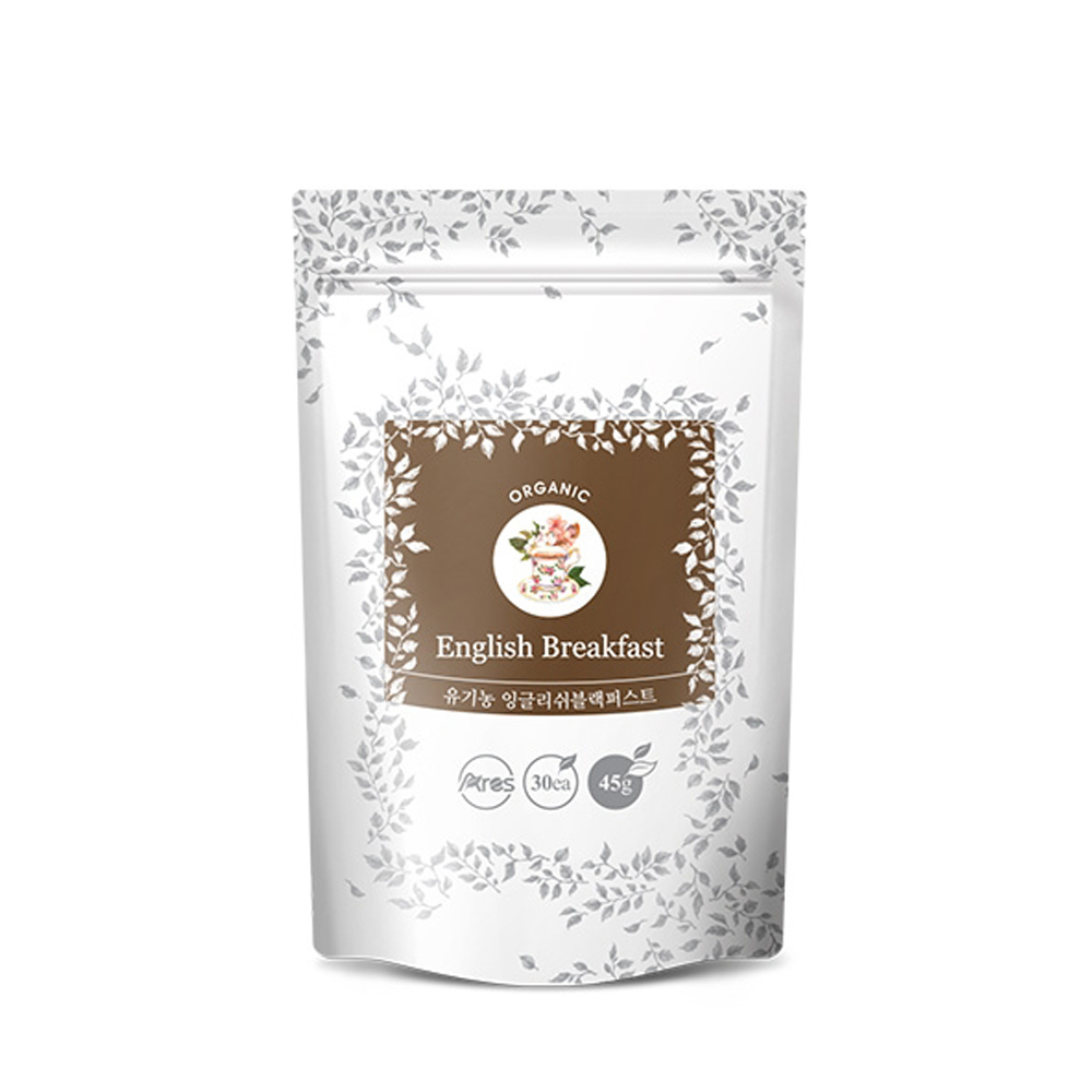 아레스 유기농 잉글리쉬 블랙퍼스트 홍차 티백 9,100원