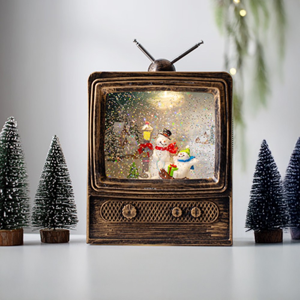 브라운 TV 눈사람 오르골 (USB겸용) 46,200원